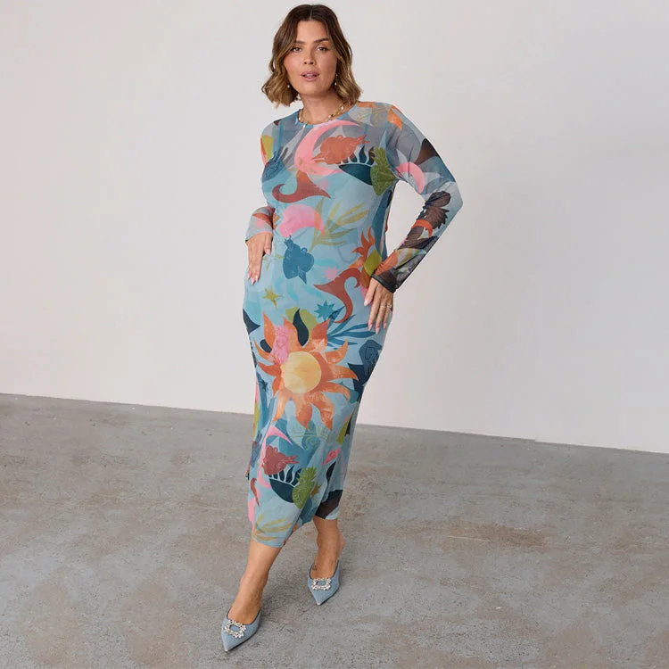 Curated collections for modern, fashionable women   Balearic Mesh Dress