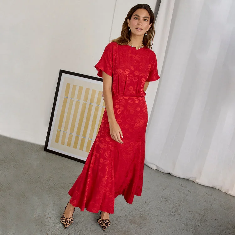 Essential women’s clothing for every season   Red Kissed by NFD Erin Dress