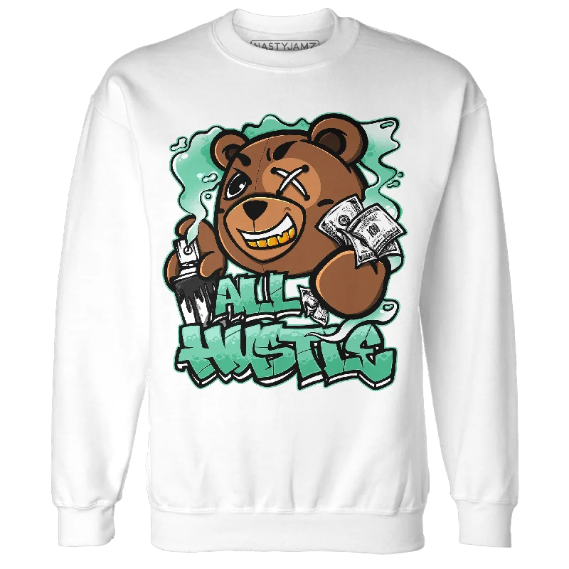 NastyJamz High OG Green Glow 1s Sweatshirt Match BER Hustle All Day