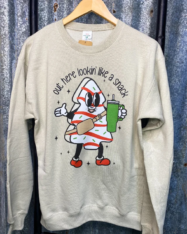 Classic pieces for a timeless wardrobe   Out Here Lookin' Like A Snack Sweatshirt