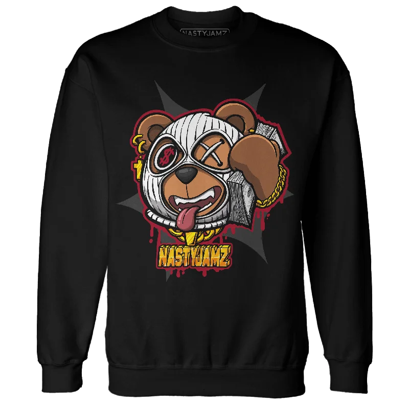 NastyJamz Retro Red Taxi 12s Sweatshirt Match Money Motive BER