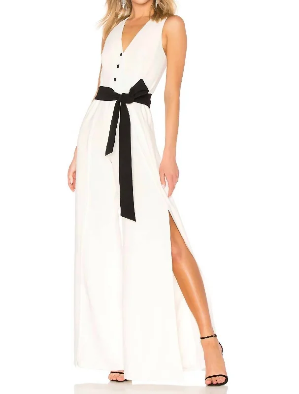 Discover the latest trends in women’s fashion   Moe Jumpsuit In Off White