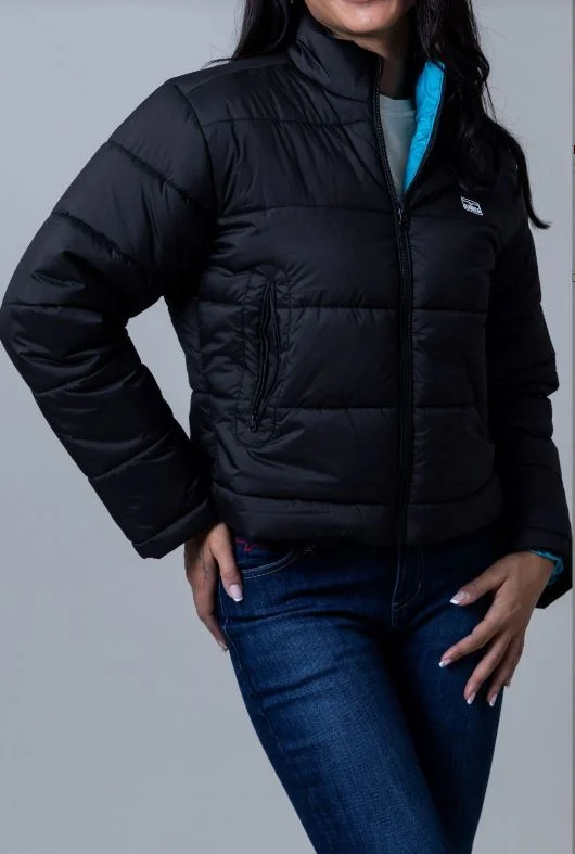 Casual yet chic women’s outfits for work or play   Kimes Ranch Valencia Puffy Jacket