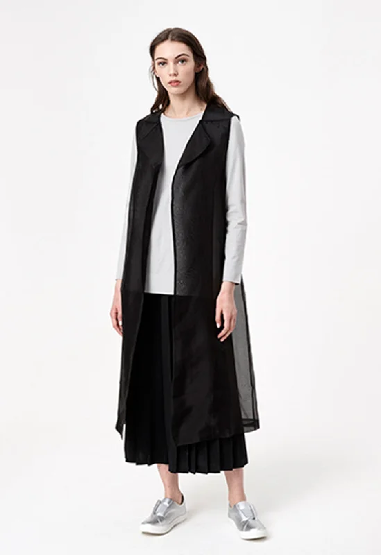 Comfortable yet fashionable women’s wear   Organza Maxi Vest
