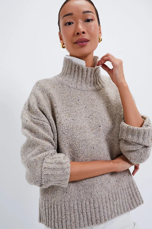 Marled Oat Hannah Turtleneck Sweater