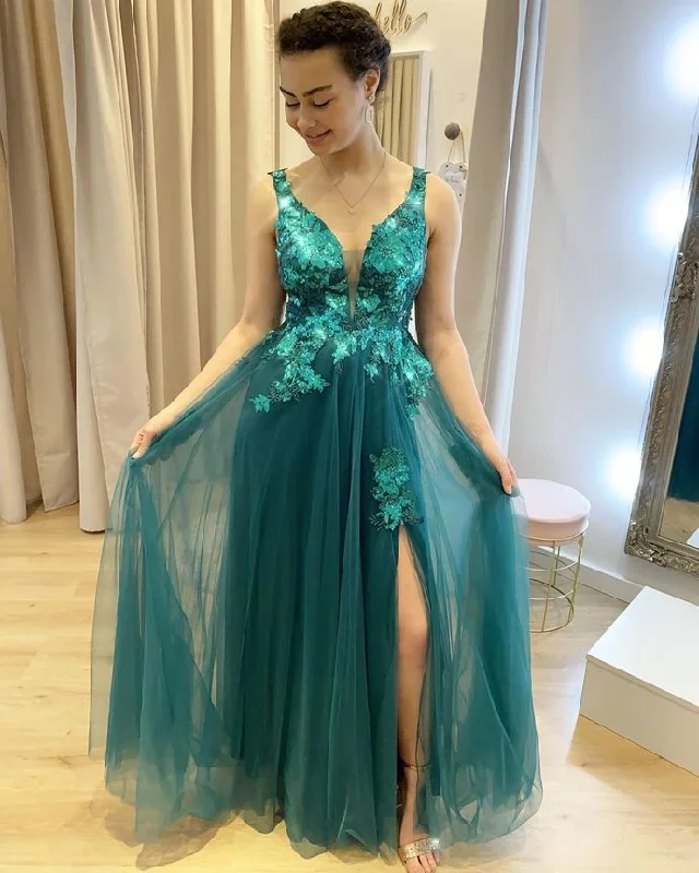 Cozy women’s clothing for the colder months   Charming V-Neck A-Line Prom Dresses,Long Prom Dresses,Cheap Prom Dresses   cg15450